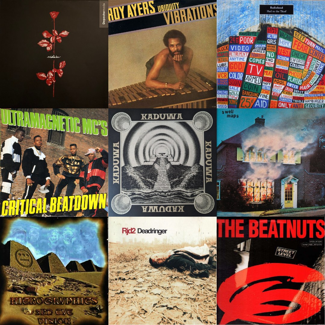 Above The Clouds Radio – Episode 485 vinyl record collage, September 12, 2026